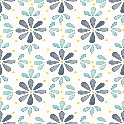 Framed Garden Getaway Pattern XIII Print