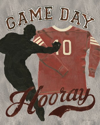 Framed Game Day I Print