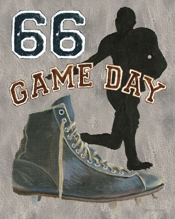 Framed Game Day II Print