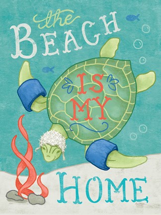 Framed Ocean Friends II Print