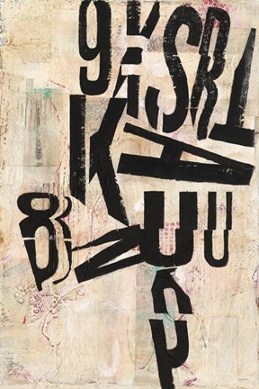 Framed Type Abstraction I Print