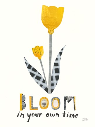 Framed Bloom Boldly IV Print