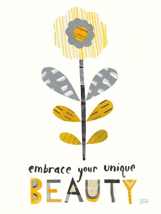 Framed Bloom Boldly II Print