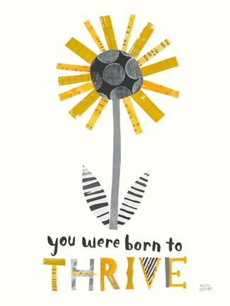 Framed Bloom Boldly I Print