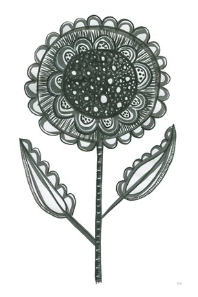 Framed Bloom Town I Print