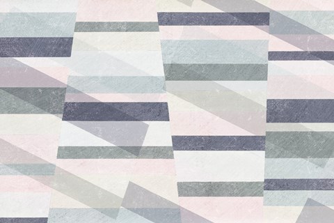 Framed Pastel Reflections I Print