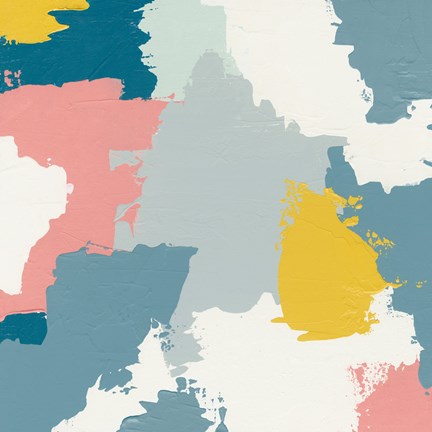 Framed Happy II Print