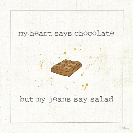 Framed Calorie Cuties IV Print