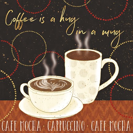 Framed Fresh Coffee III Print