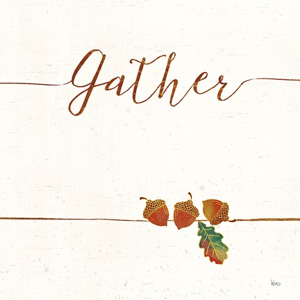 Framed Underlined Fall VI Print