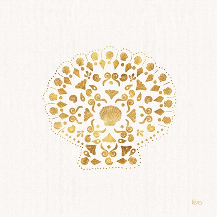 Framed Sea Charms III no Words Print