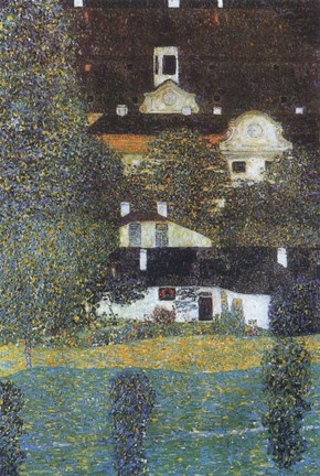 Framed Castle Chamber at Attersee Print