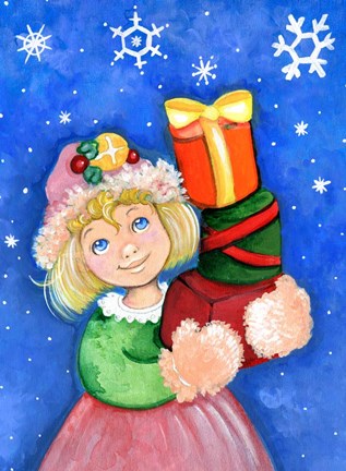 Framed Elf Gifts Print