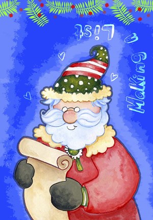 Framed Making A List Print