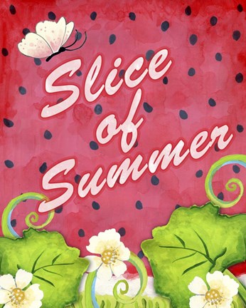 Framed Slice of Summer Print