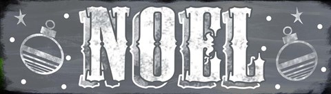 Framed Noel Sign Print