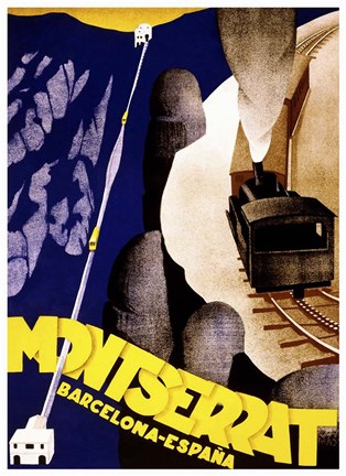 Framed Montserrat Print