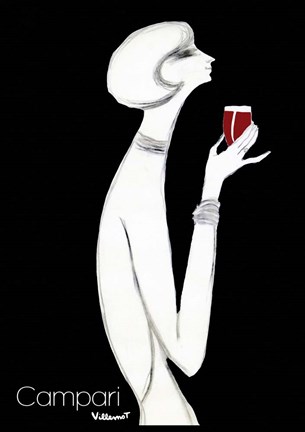 Framed Campari Print