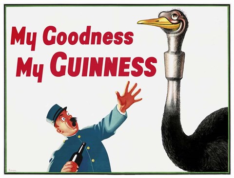 Framed My Goodness My Guinness Print
