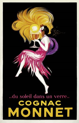 Framed Cognac Monnet Print