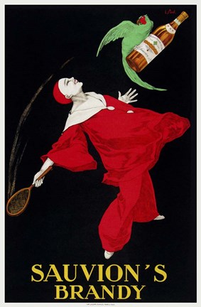 Framed Sauvion's Brandy Print