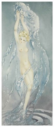 Framed Deco Nude Print