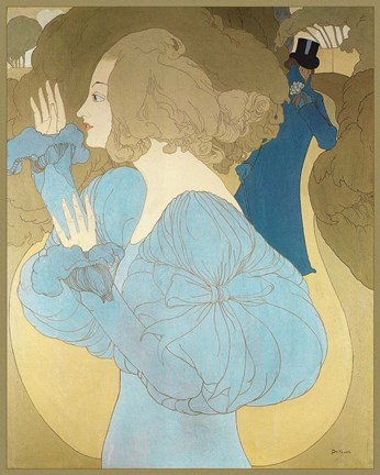 Framed De Feure Follower Print