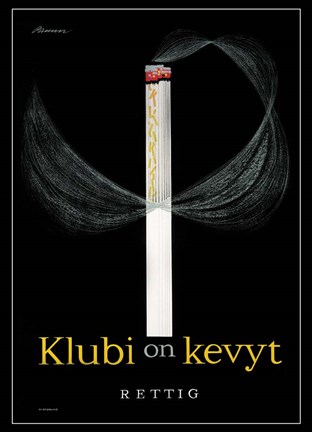 Framed Klubi on Kevyt Print
