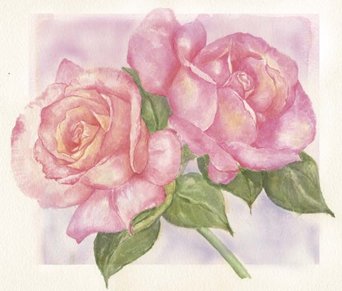 Framed Roses 2 Print