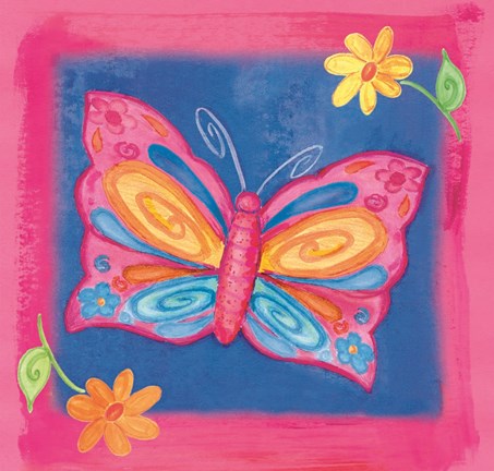 Framed Butterfly 4 Print