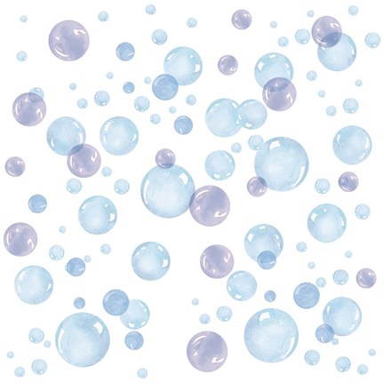 Framed Bubbles Print