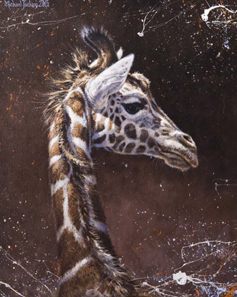 Framed Giraffe Print