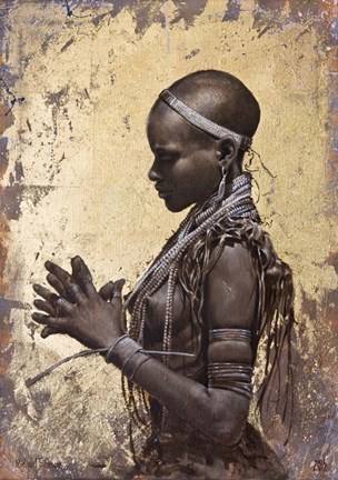 Framed Tribal Dress Print