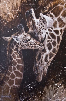 Framed Mother and Baby Print