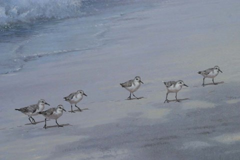 Framed Beach Combers Detail Print