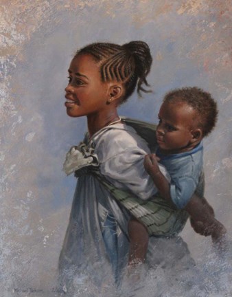 Framed He Aint Heavy Print