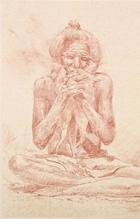 Framed Cross Legged Print