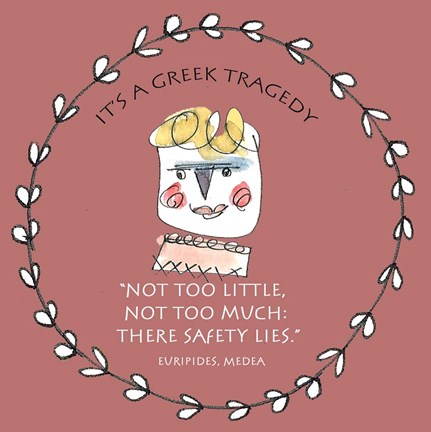 Framed Greek Tragedy C Print