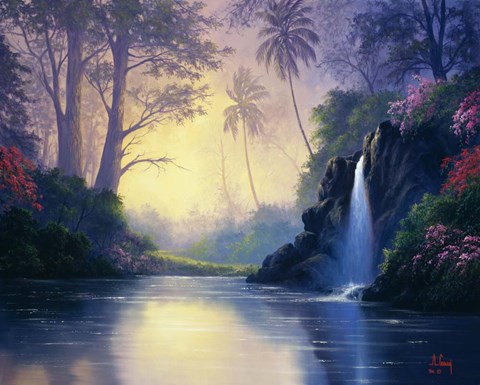 Framed Sun Burst Print