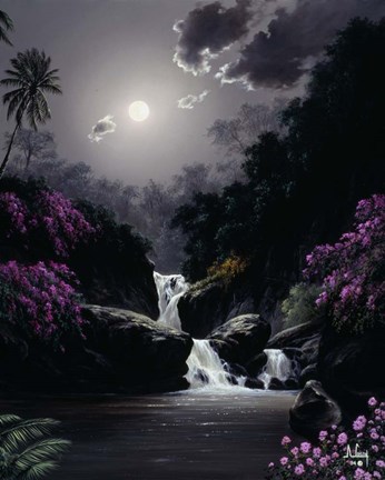 Framed Cascading Print