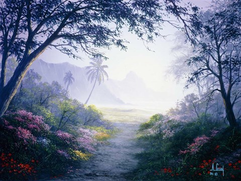 Framed Tropical Paradise Print