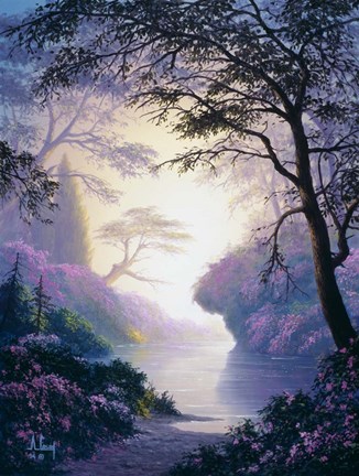 Framed Burst of Color Print