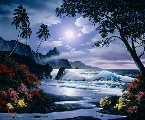 Framed Wave Power Print