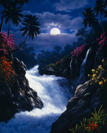 Framed By the Moon's Light Print