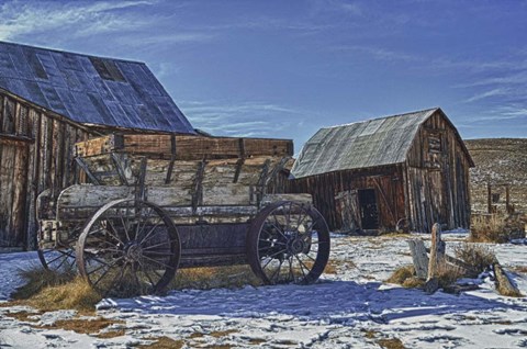 Framed Winter Snow Print