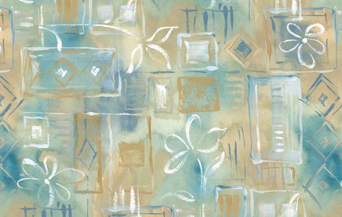 Framed Floral Abstract Print