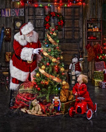 Framed Around the Tree Print