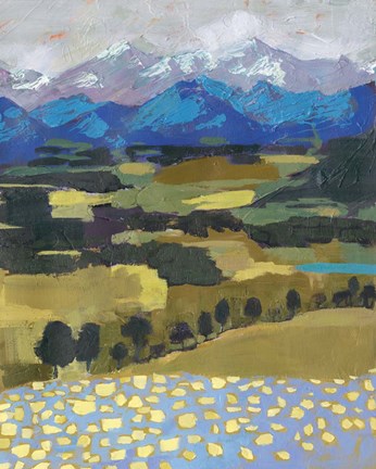 Framed Alpine Impression II Print