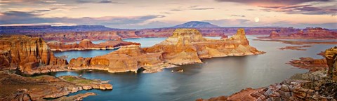 Framed Lake Canyon View III Print