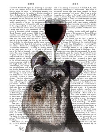 Framed Dog Au Vin, Schnauzer Print